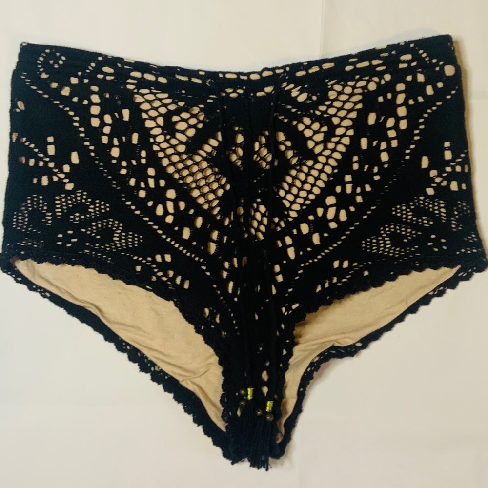 ♥️Spell FLEETWOOD Lace Shorts!! Black!! XS!! - Picture 7 of 11
